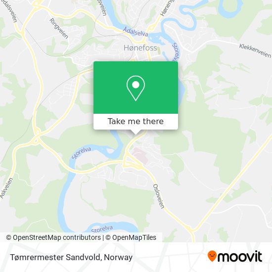Tømrermester Sandvold map