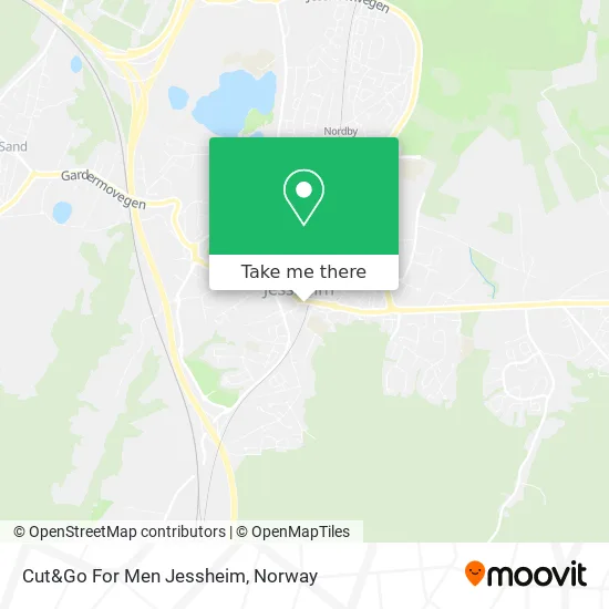 Cut&Go For Men Jessheim map