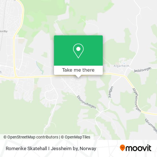Romerike Skatehall I Jessheim by map