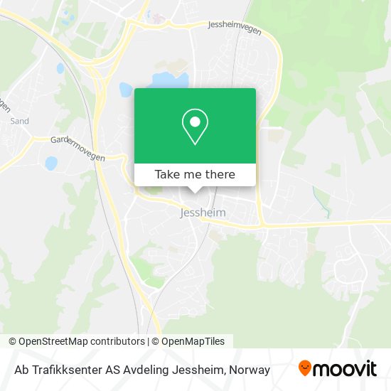 Ab Trafikksenter AS Avdeling Jessheim map
