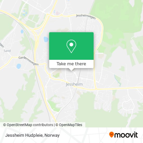Jessheim Hudpleie map