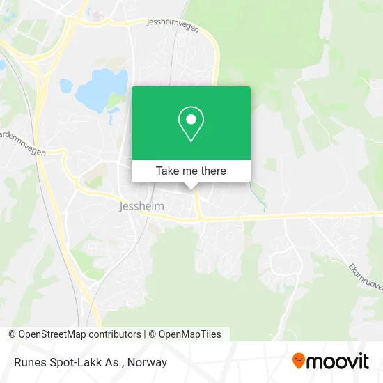 Runes Spot-Lakk As. map