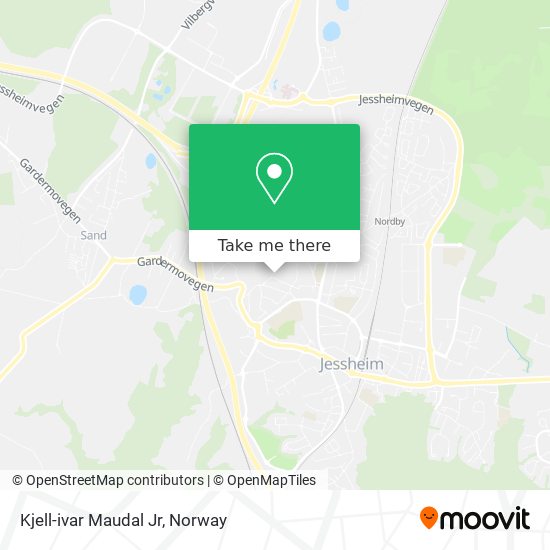Kjell-ivar Maudal Jr map
