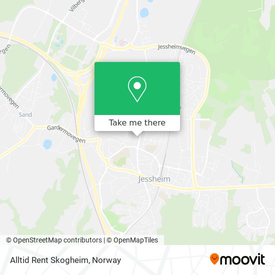 Alltid Rent Skogheim map