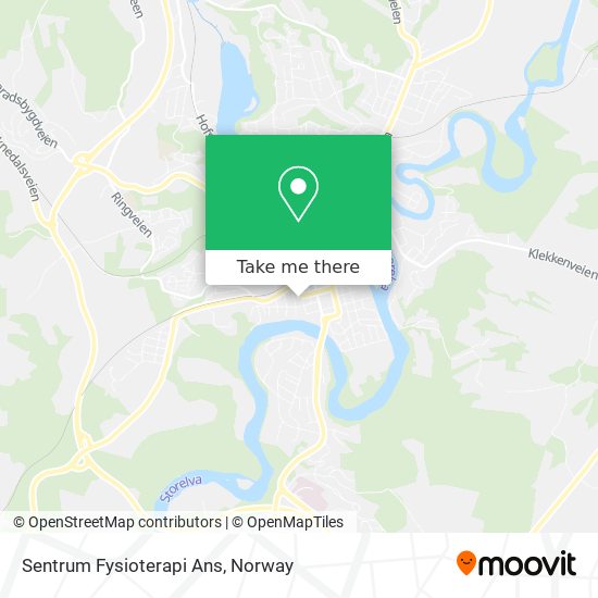 Sentrum Fysioterapi Ans map