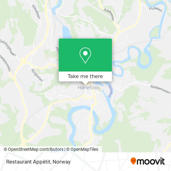 Restaurant Appétit map