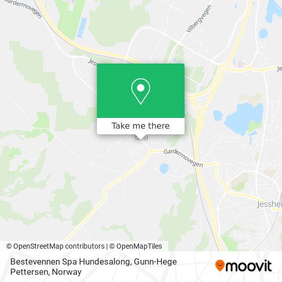 Bestevennen Spa Hundesalong, Gunn-Hege Pettersen map