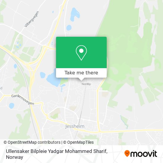 Ullensaker Bilpleie Yadgar Mohammed Sharif map