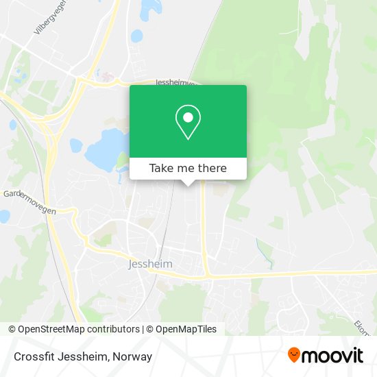 Crossfit Jessheim map