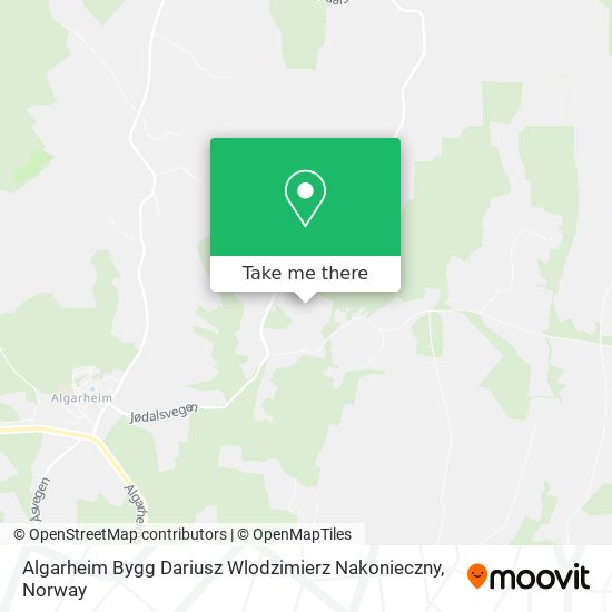 Algarheim Bygg Dariusz Wlodzimierz Nakonieczny map