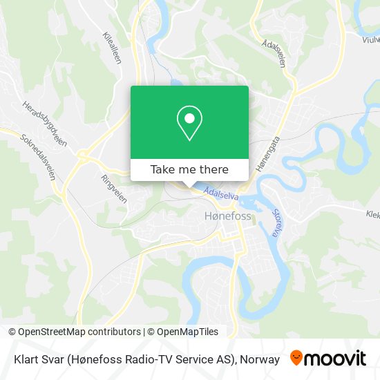 Klart Svar (Hønefoss Radio-TV Service AS) map