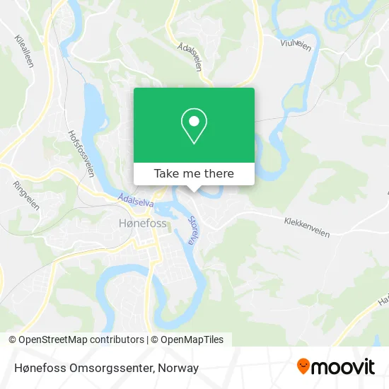 Hønefoss Omsorgssenter map