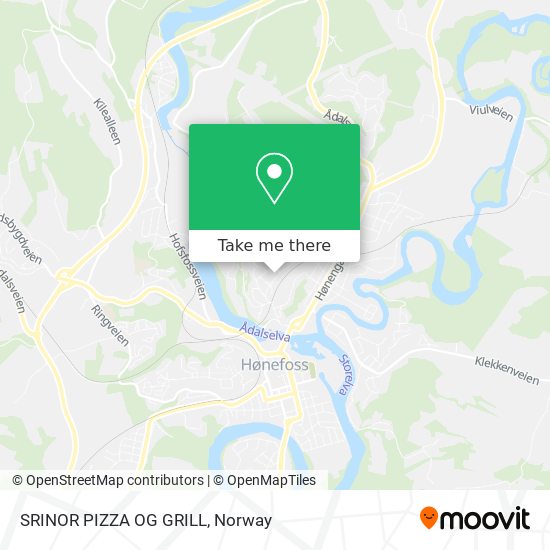 SRINOR PIZZA OG GRILL map