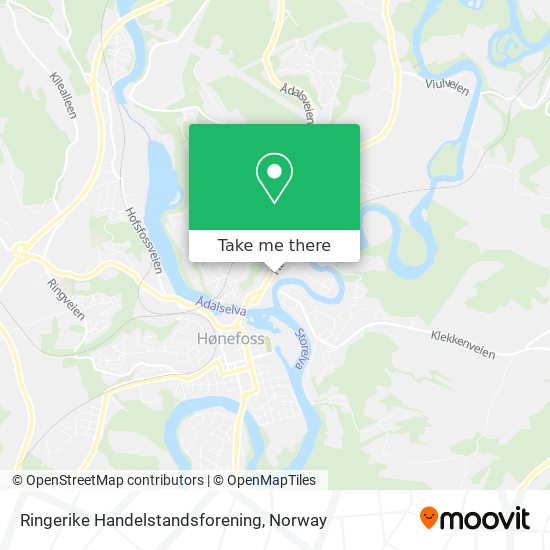 Ringerike Handelstandsforening map