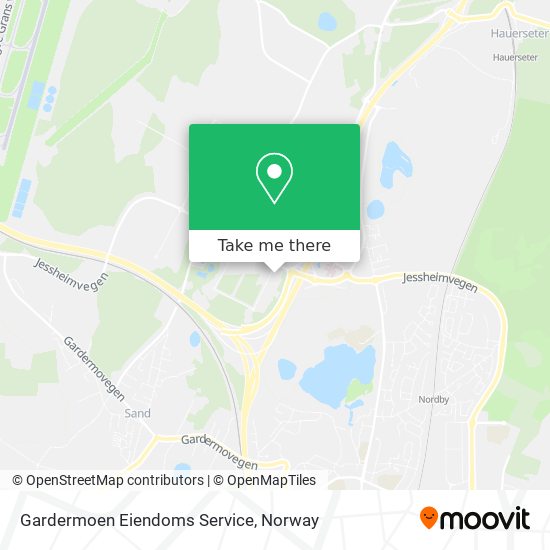 Gardermoen Eiendoms Service map