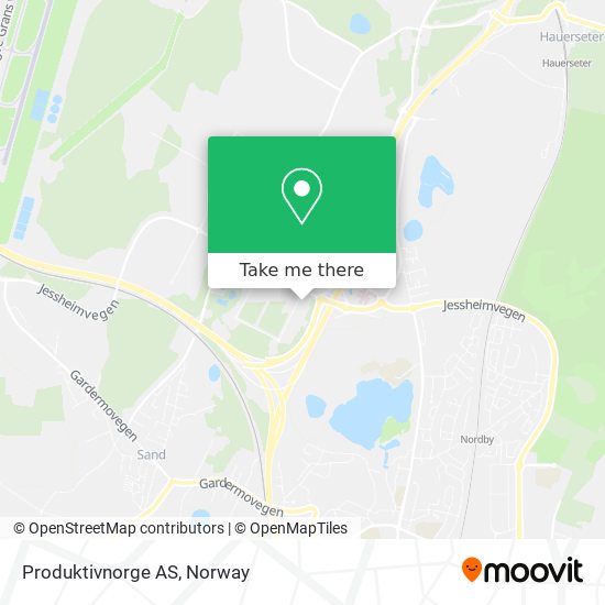 Produktivnorge AS map