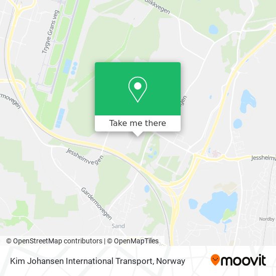 Kim Johansen International Transport map