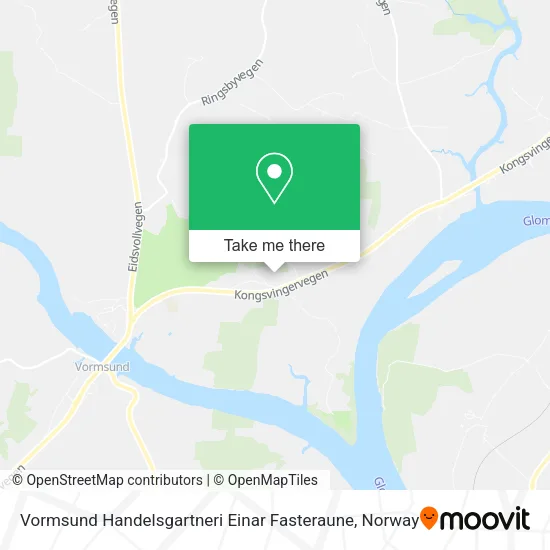 Vormsund Handelsgartneri Einar Fasteraune map