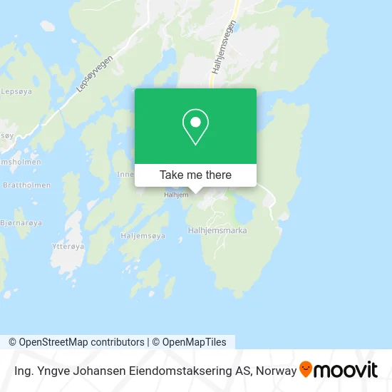 Ing. Yngve Johansen Eiendomstaksering AS map