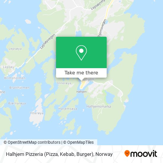 Halhjem Pizzeria (Pizza, Kebab, Burger) map
