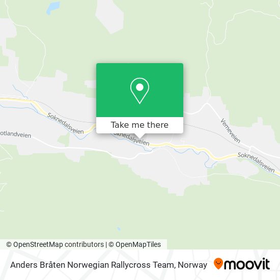 Anders Bråten Norwegian Rallycross Team map
