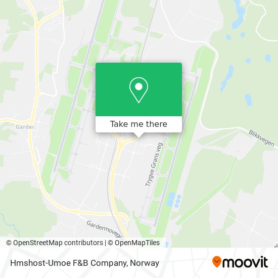 Hmshost-Umoe F&B Company map