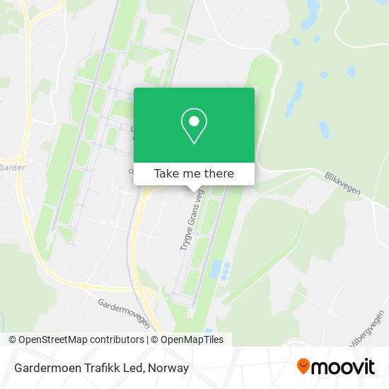 Gardermoen Trafikk Led map