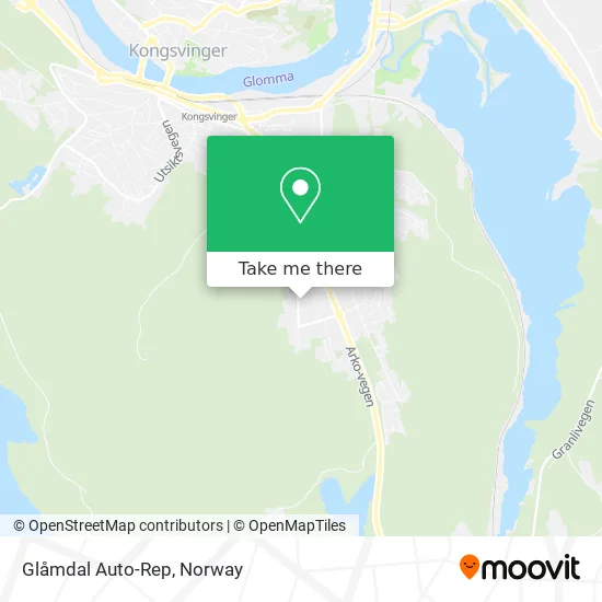 Glåmdal Auto-Rep map