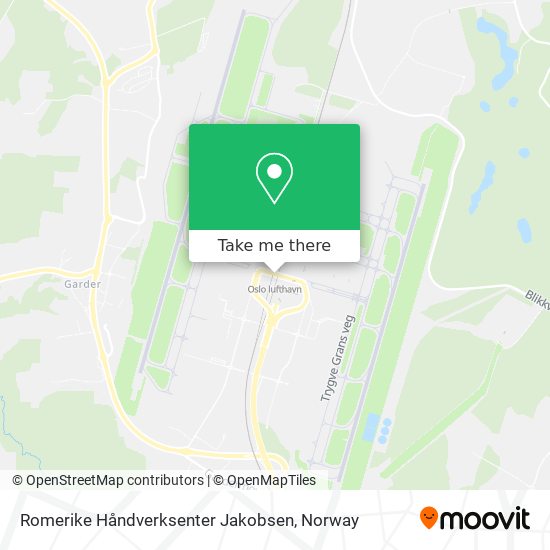 Romerike Håndverksenter Jakobsen map