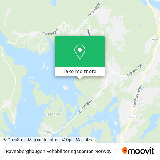Ravneberghaugen Rehabiliteringssenter map