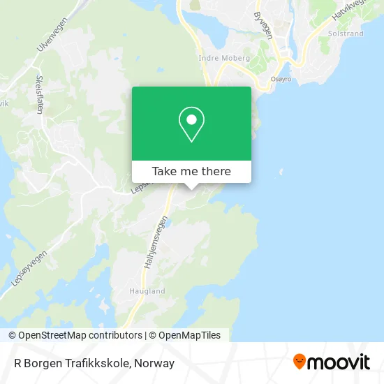 R Borgen Trafikkskole map