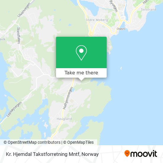 Kr. Hjemdal Takstforretning Mntf map