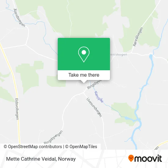 Mette Cathrine Veidal map