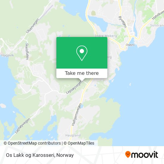 Os Lakk og Karosseri map