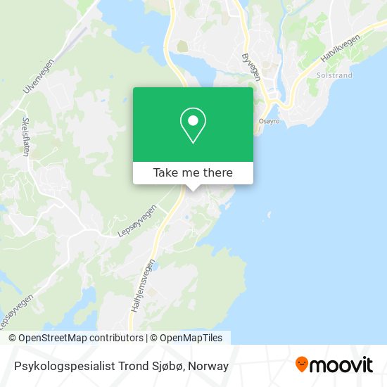 Psykologspesialist Trond Sjøbø map