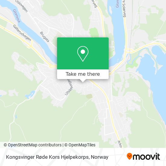 Kongsvinger Røde Kors Hjelpekorps map