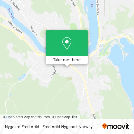 Nygaard Fred Arild - Fred Arild Nygaard map