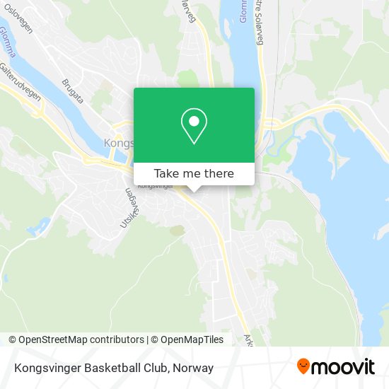 Kongsvinger Basketball Club map