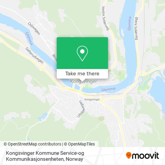 Kongsvinger Kommune Service-og Kommunikasjonsenheten map