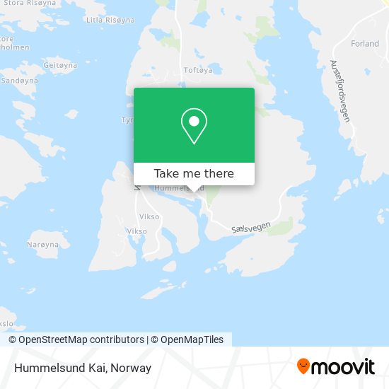 Hummelsund Kai map