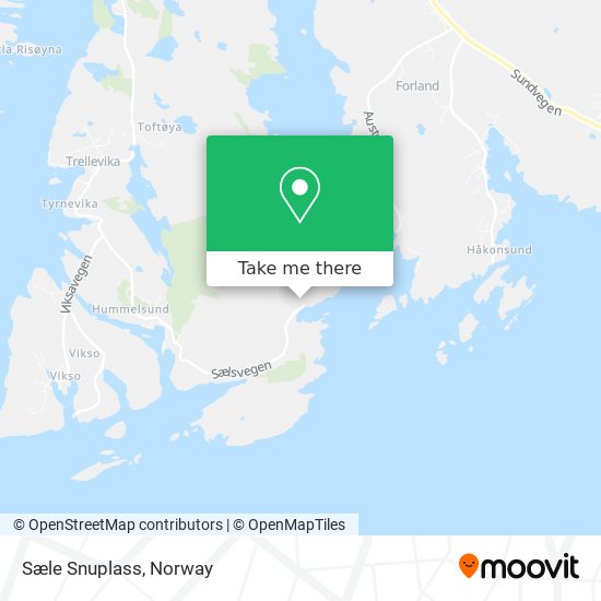 Sæle Snuplass map