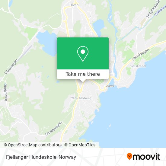 Fjellanger Hundeskole map