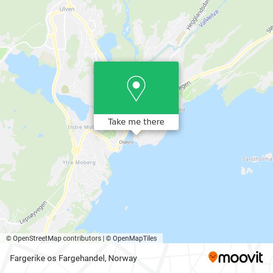 Fargerike os Fargehandel map
