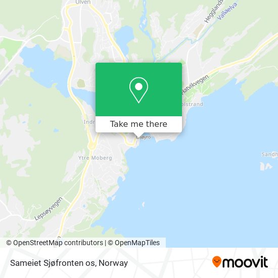 Sameiet Sjøfronten os map