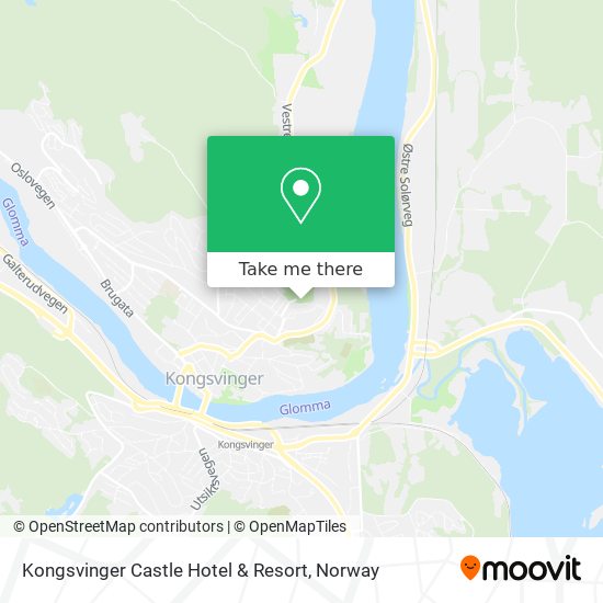 Kongsvinger Castle Hotel & Resort map