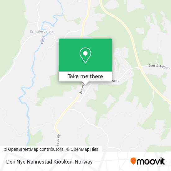 Den Nye Nannestad Kiosken map