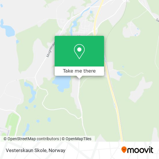 Vesterskaun Skole map