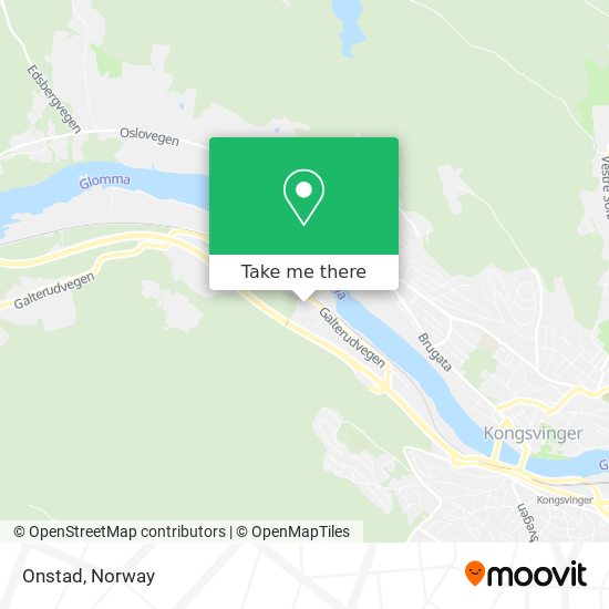 Onstad map