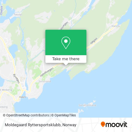 Moldegaard Ryttersportsklubb map