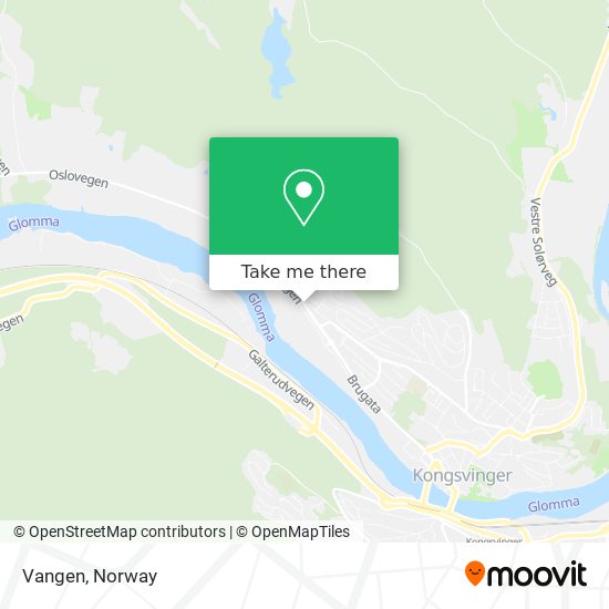 Vangen map